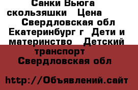 Санки Вьюга - скользяшки › Цена ­ 3 300 - Свердловская обл., Екатеринбург г. Дети и материнство » Детский транспорт   . Свердловская обл.
